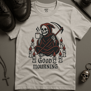 Printify T-Shirt Ash / S Good Mourning T-Shirt