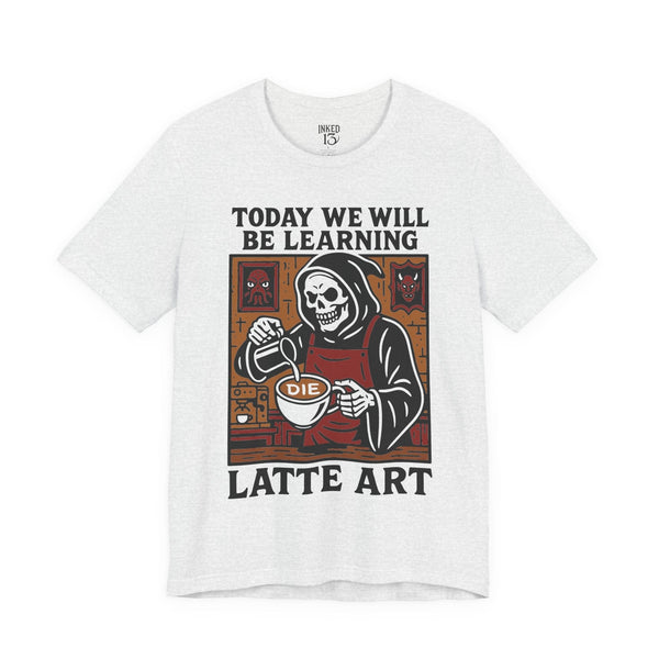 Printify T-Shirt Ash / S Latte Art T-Shirt