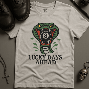 Printify T-Shirt Ash / S Lucky Days Ahead T-Shirt