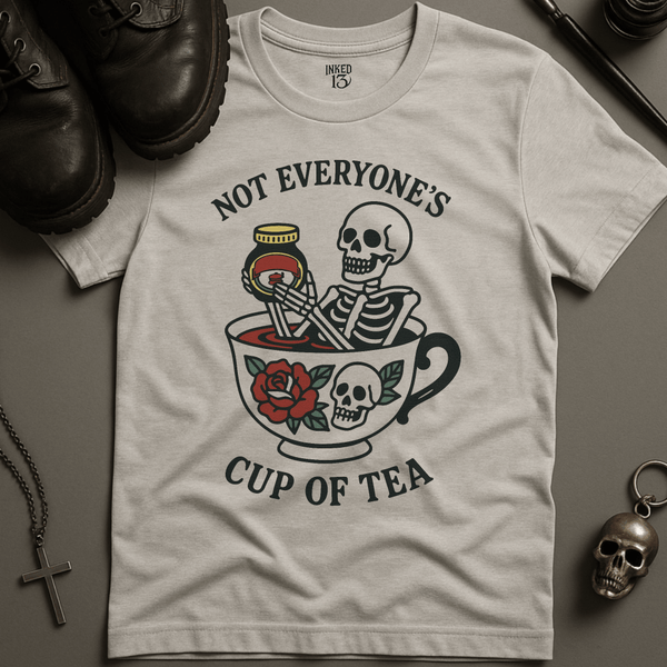 Printify T-Shirt Ash / S Not Everyone's Cup Of Tea T-Shirt