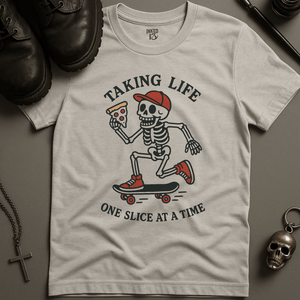 Printify T-Shirt Ash / S One Slice At A Time T-Shirt