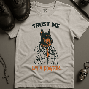 T-Shirt Ash / S Trust Me I'm A Dogtor T-Shirt