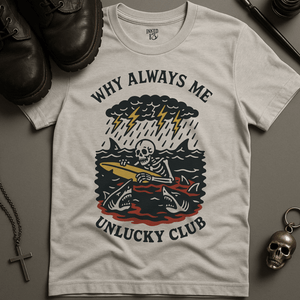 T-Shirt Ash / S Unlucky Club T-Shirt