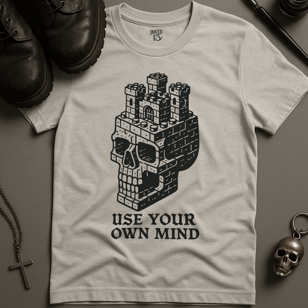 Printify T-Shirt Ash / S Use Your Own Mind T-Shirt