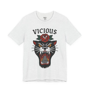 Printify T-Shirt Ash / S Vicious Panther T-Shirt