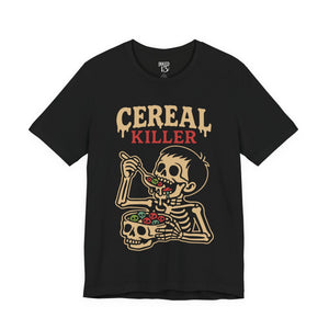 Printify T-Shirt Black / S Cereal Killer T-Shirt