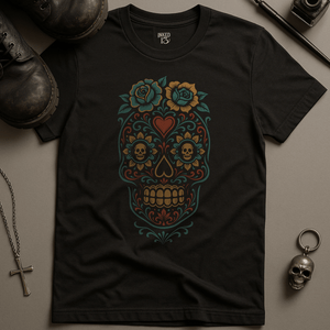 Printify T-Shirt Black / S Day Of The Dead T-Shirt