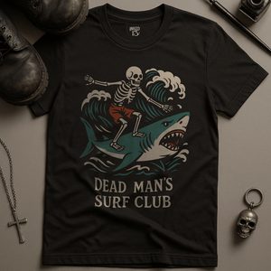 Printify T-Shirt Black / S Dead Man's Surf Club T-Shirt