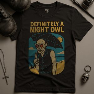 T-Shirt Black / S Definitely A Night Owl T-Shirt