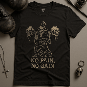 Printify T-Shirt Black / S No Pain No Gain T-Shirt
