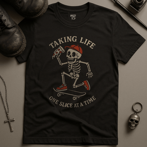 Printify T-Shirt Black / S One Slice At A Time T-Shirt