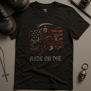 Printify T-Shirt Black / S Ride Or Die T-Shirt
