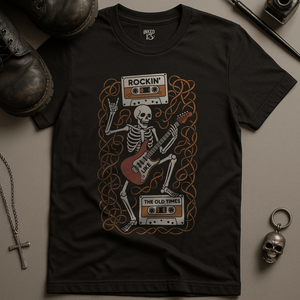 Printify T-Shirt Black / S Rockin Like The Old Times T-Shirt
