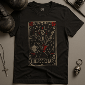 Printify T-Shirt Black / S The Rockstar Tarot T-Shirt