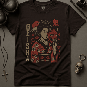 T-Shirt Brown / S Geisha Demon T-Shirt