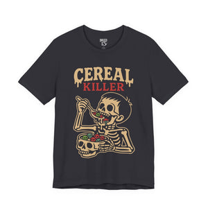 Printify T-Shirt Dark Grey / S Cereal Killer T-Shirt