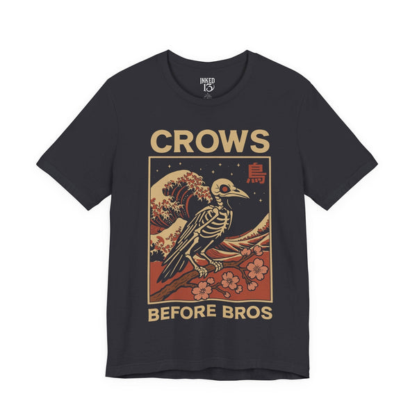 Printify T-Shirt Dark Grey / S Crows Before Bros T-Shirt