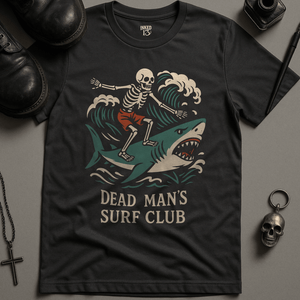 Printify T-Shirt Dark Grey / S Dead Man's Surf Club T-Shirt