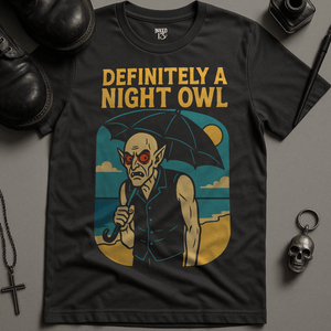 T-Shirt Dark Grey / S Definitely A Night Owl T-Shirt