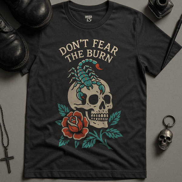 Printify T-Shirt Dark Grey / S Don't Fear The Burn T-Shirt