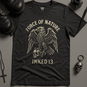 Printify T-Shirt Dark Grey / S Eagle Inked 13 T-Shirt