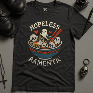 Printify T-Shirt Dark Grey / S Hopeless Ramantic T-Shirt