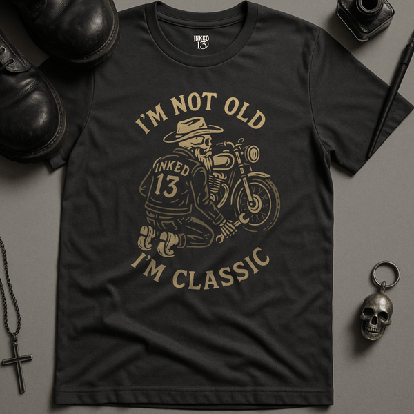 Printify T-Shirt Dark Grey / S I'm Not Old I'm Classic T-Shirt