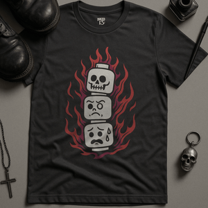 Printify T-Shirt Dark Grey / S Lego Skulls T-Shirt