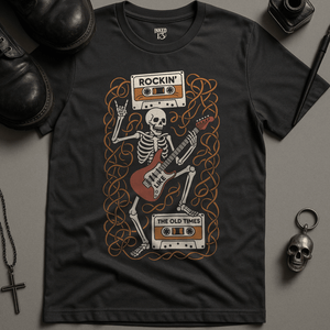 Printify T-Shirt Dark Grey / S Rockin Like The Old Times T-Shirt