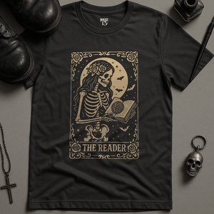 Printify T-Shirt Dark Grey / S The Reader T-Shirt