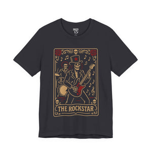 Printify T-Shirt Dark Grey / S The Rockstar Tarot T-Shirt