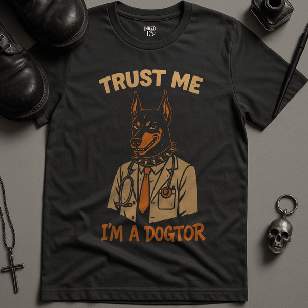 T-Shirt Dark Grey / S Trust Me I'm A Dogtor T-Shirt