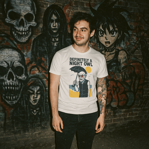 Printify T-Shirt Definitely A Night Owl T-Shirt