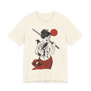 Printify T-Shirt Natural / S Japanese Gothic Samurai T-Shirt