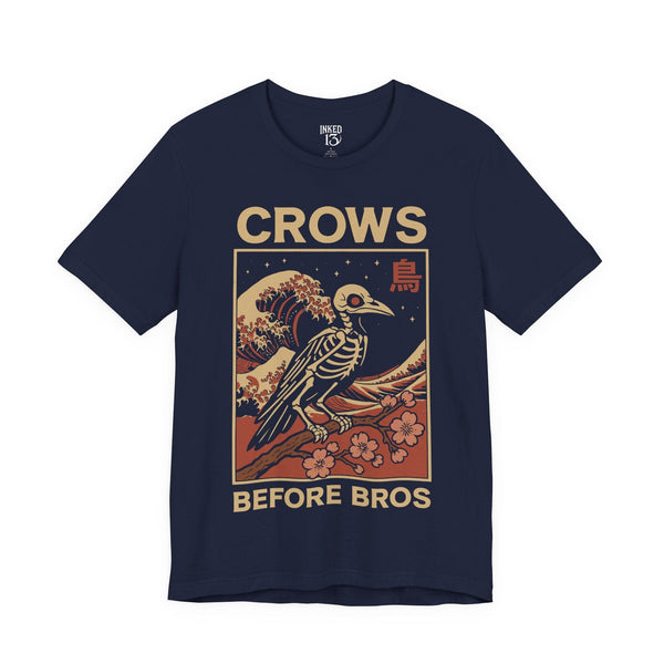 Printify T-Shirt Navy / S Crows Before Bros T-Shirt