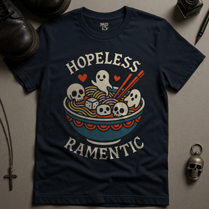 Printify T-Shirt Navy / S Hopeless Ramantic T-Shirt