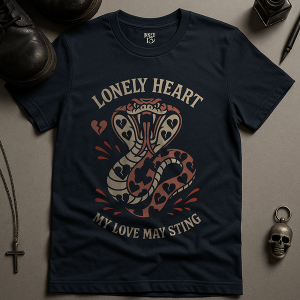 T-Shirt Navy / S Lonely Heart T-Shirt