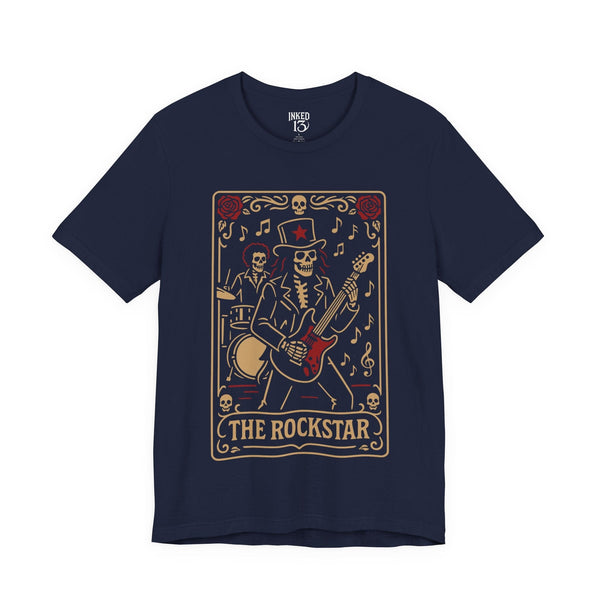 Printify T-Shirt Navy / S The Rockstar Tarot T-Shirt