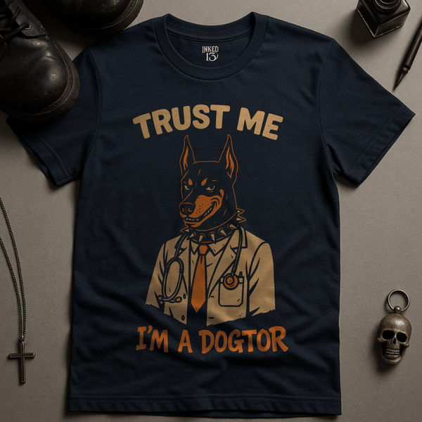 T-Shirt Navy / S Trust Me I'm A Dogtor T-Shirt