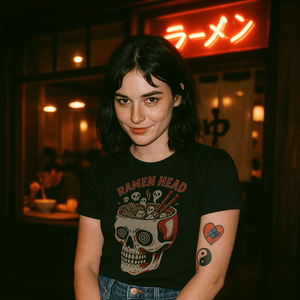 Printify T-Shirt Ramen Head T-Shirt