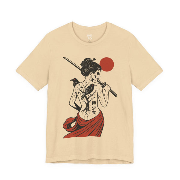 Printify T-Shirt Soft Cream / S Japanese Gothic Samurai T-Shirt