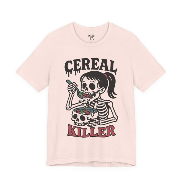 Printify T-Shirt Soft Pink / S Cereal Killer T-Shirt