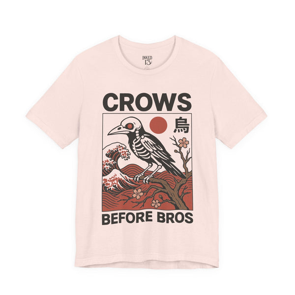 Printify T-Shirt Soft Pink / S Crows Before Bros T-Shirt