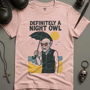 T-Shirt Soft Pink / S Definitely A Night Owl T-Shirt