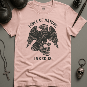 Printify T-Shirt Soft Pink / S Eagle Inked 13 T-Shirt