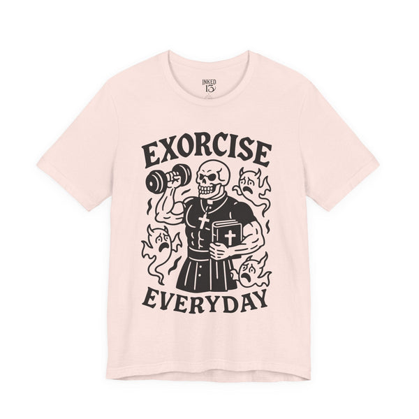 Printify T-Shirt Soft Pink / S Exorcise Everyday T-Shirt