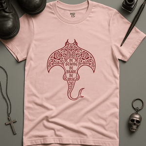 Printify T-Shirt Soft Pink / S Māori Manta Ray T-Shirt