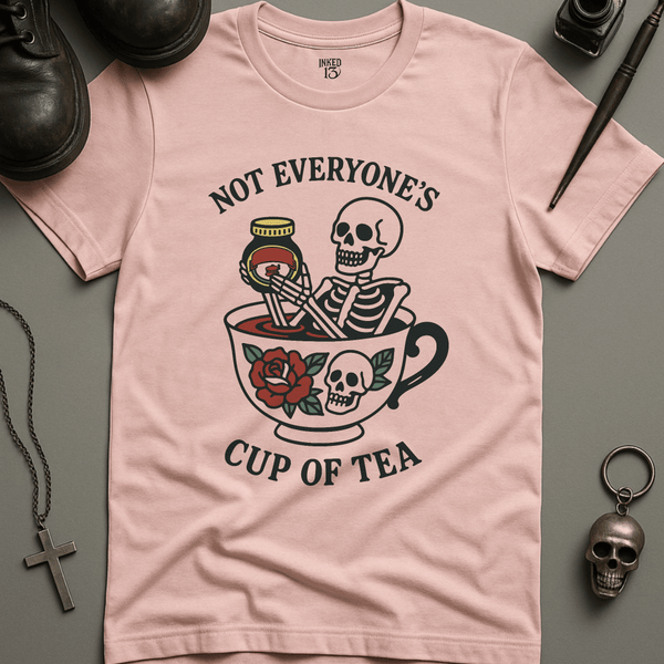 Printify T-Shirt Soft Pink / S Not Everyone's Cup Of Tea T-Shirt