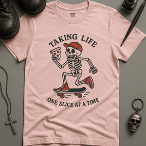 Printify T-Shirt Soft Pink / S One Slice At A Time T-Shirt