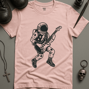 Printify T-Shirt Soft Pink / S Rock Astronaut T-Shirt